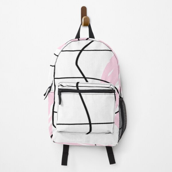 Item preview, Abstract line art - pink and black designed and sold by synthesizer.