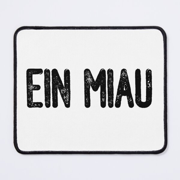 Item preview, Ein Miau (Black Text) designed and sold by meowmeup.