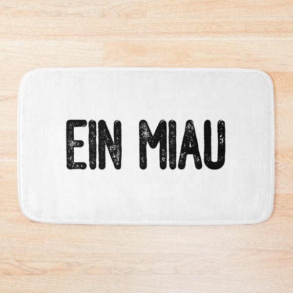 Item preview, Ein Miau (Black Text) designed and sold by meowmeup.