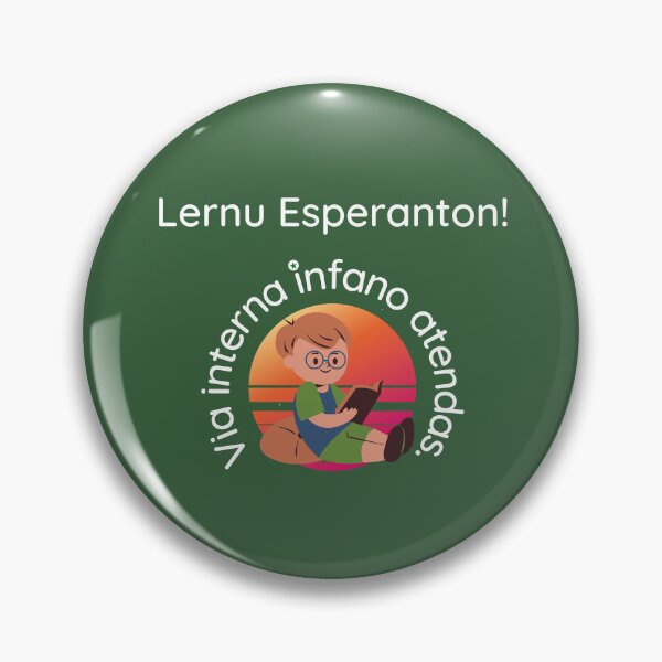 Item preview, Lernu Esperanton! Via interna infano atendas. designed and sold by Zebastjan Johanzen.