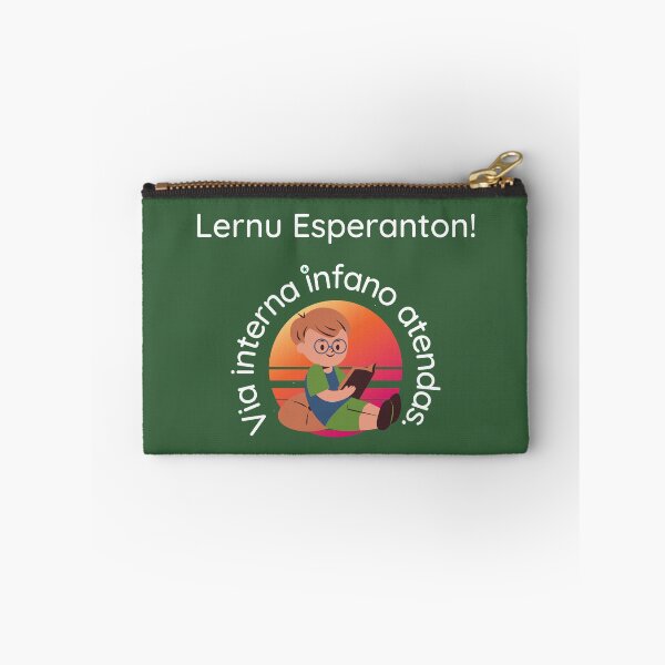Item preview, Lernu Esperanton! Via interna infano atendas. designed and sold by Zebastjan Johanzen.