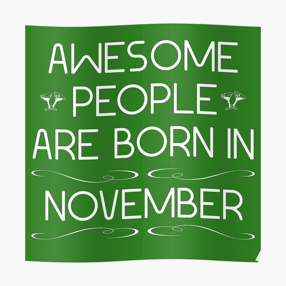 Great People Born In November