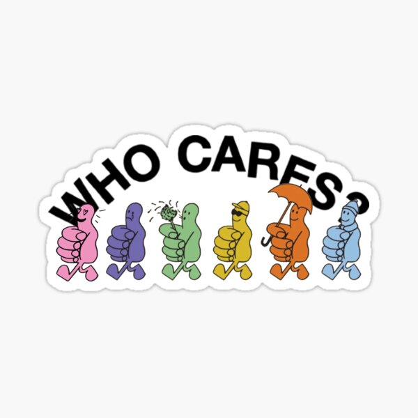 Who Cares? - Rex Orange County Sticker