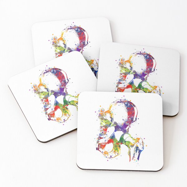 Item preview, Hip Joint Anatomy Colorful Watercolor designed and sold by LotusGifts.