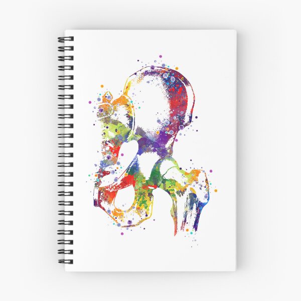 Item preview, Hip Joint Anatomy Colorful Watercolor designed and sold by LotusGifts.