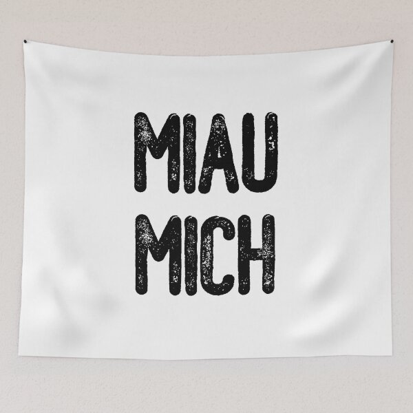 Item preview, Miau Mich (Black Text) designed and sold by meowmeup.