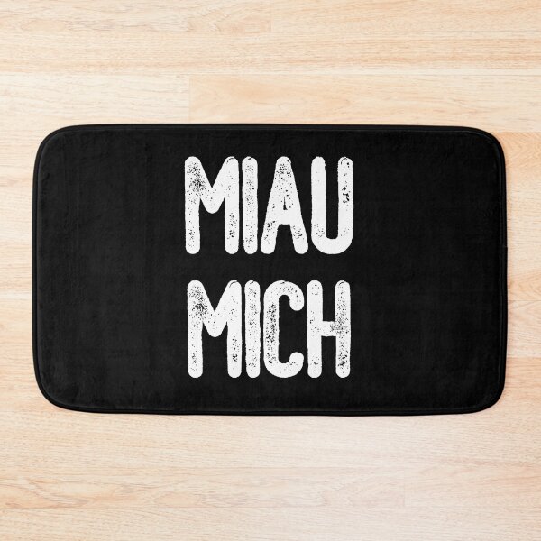 Item preview, Miau Mich (White Text) designed and sold by meowmeup.