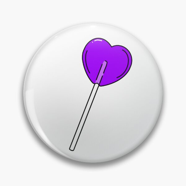 Item preview, Purple Heart Lollipop designed and sold by juliaann13.