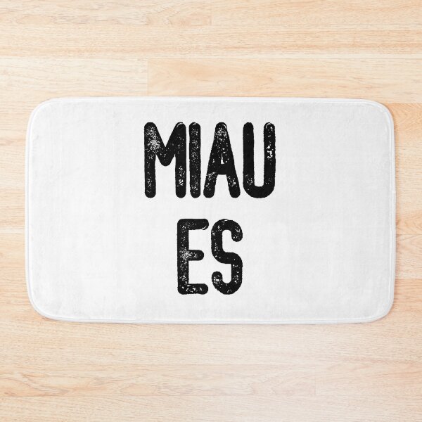 Item preview, Miau Es (Black Text) designed and sold by meowmeup.