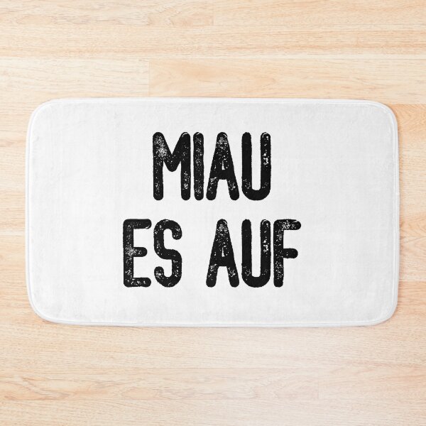 Item preview, Miau Es Auf (Black Text) designed and sold by meowmeup.