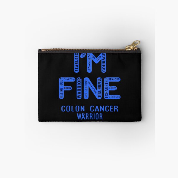 Item preview, Colon Cancer Warrior - I Am FINE, Support Colon Cancer Warrior Support Gifts designed and sold by RidnerStore.