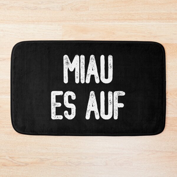 Item preview, Miau Es Auf (White Text) designed and sold by meowmeup.