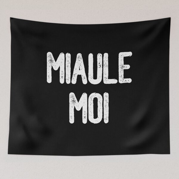 Item preview, Miaule Moi (White Text) designed and sold by meowmeup.