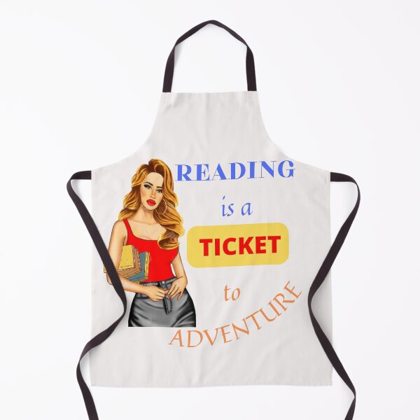 Item preview, Reading is a ticket to adventure designed and sold by bob-design1.