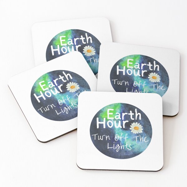 Item preview,   Earth Hour turn off the lights flower designed and sold by EsraaBaniOdeh.