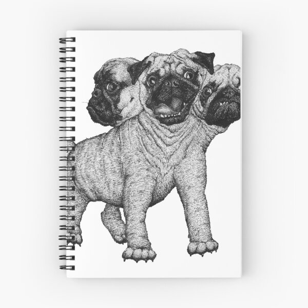 Item preview, Three Headed Pug designed and sold by Meg-Does-Art.