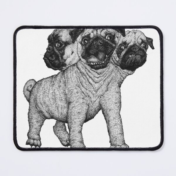 Item preview, Three Headed Pug designed and sold by Meg-Does-Art.