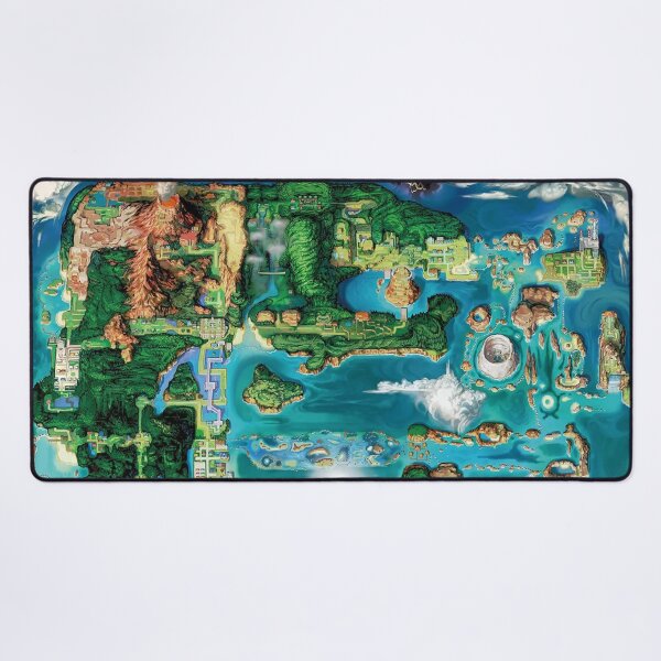 Hoenn Map Desk Mat