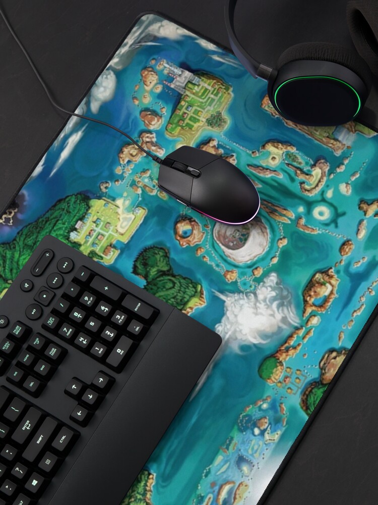 Alternate view of Hoenn Map Mouse Pad