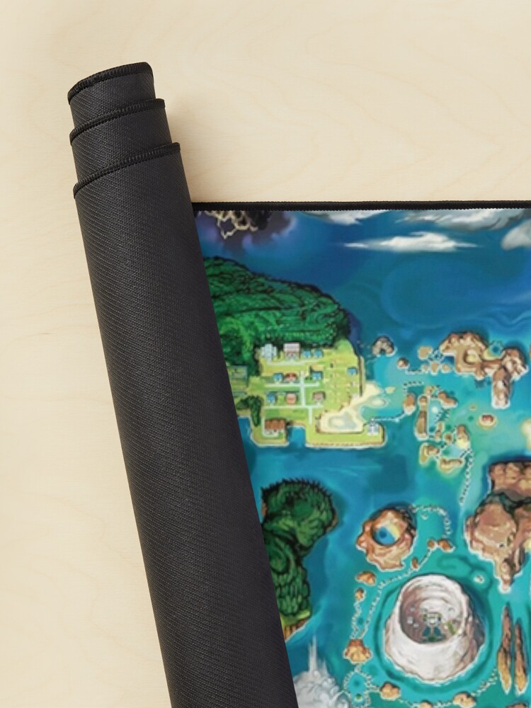 Alternate view of Hoenn Map Mouse Pad