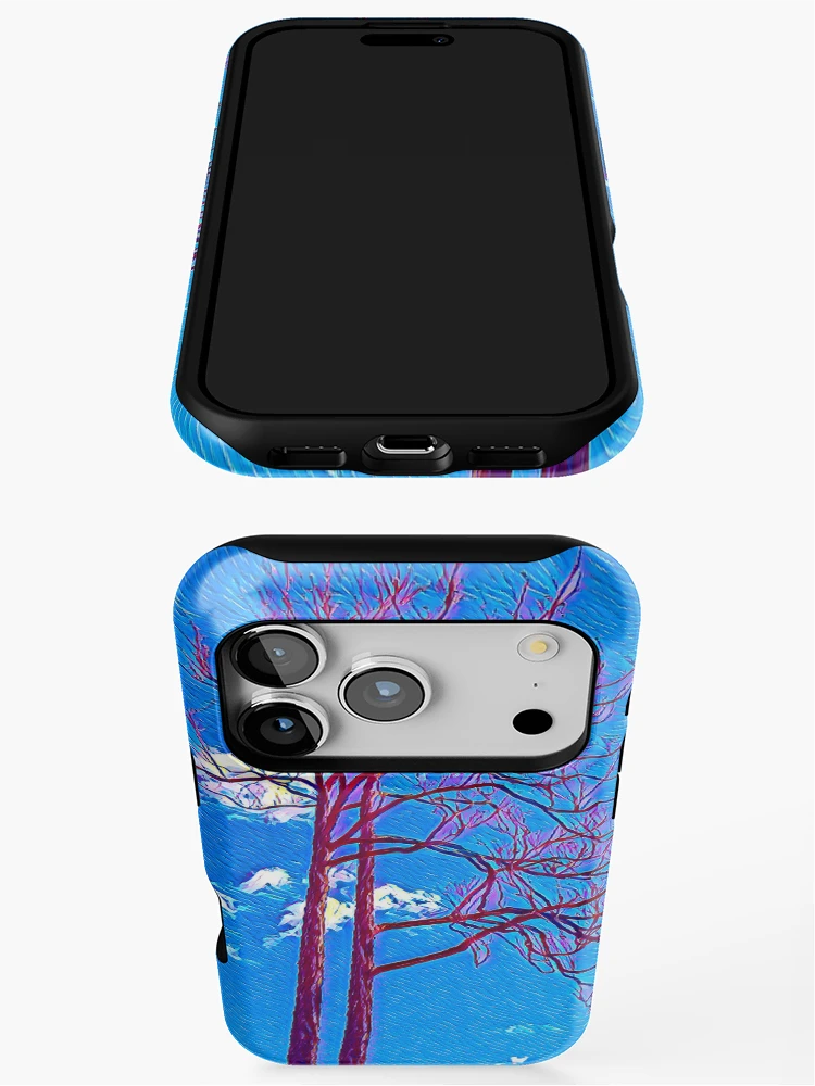 Thumbnail 3 of 4, iPhone Case, Flaming Beauty designed and sold by RandaRubyRed.