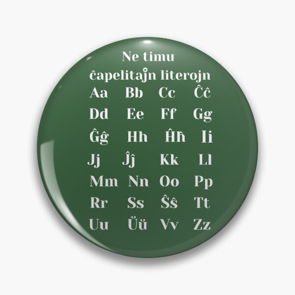 Item preview, Ne timu ĉapelitajn literojn designed and sold by Zebastjan Johanzen.