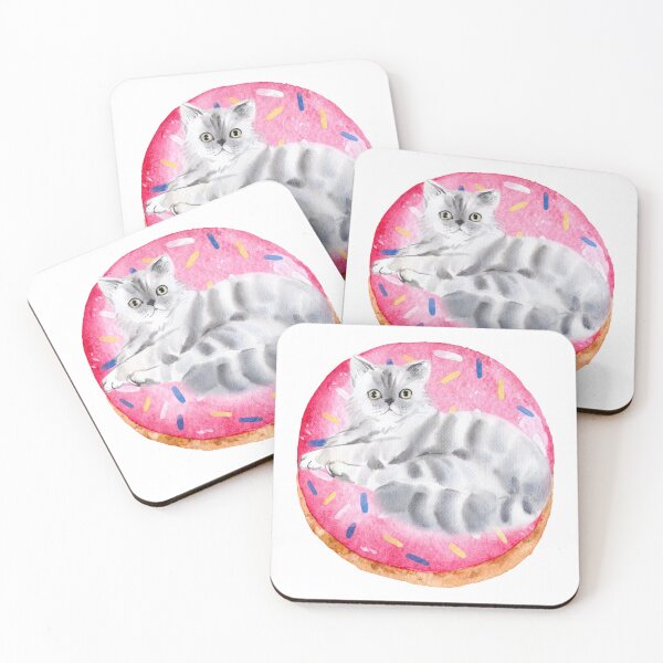 Item preview, Donut Touch My Cat designed and sold by BronikowskiART.