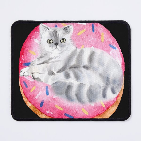 Item preview, Donut Touch My Cat designed and sold by BronikowskiART.