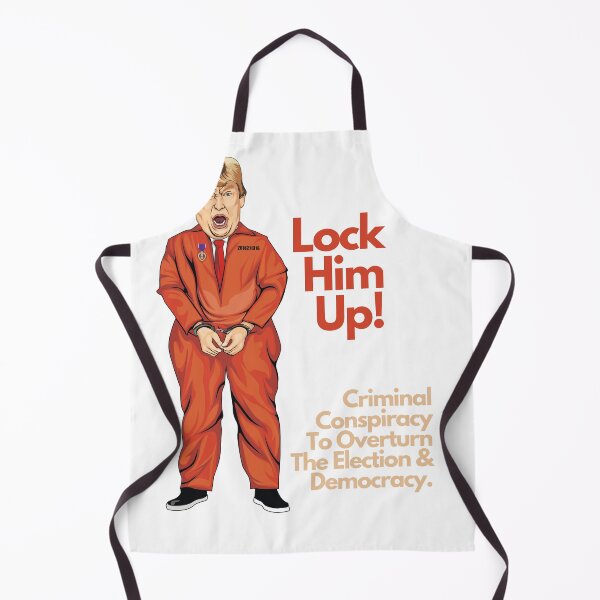 Item preview, Politics: Lock Him Up & Throw Away The Key--Trump designed and sold by Kathleen M Bush.