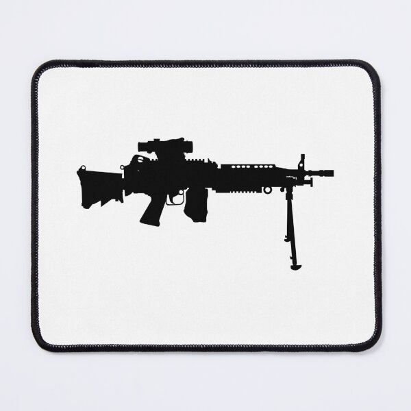 Item preview, M249 LMG light machine gun, SAW Squad Automatic Weapon USA United States Army, United States Armed Forces and United States Marine Corps fully automatic machine gun, Assault rifle  designed and sold by Marcin Adrian.