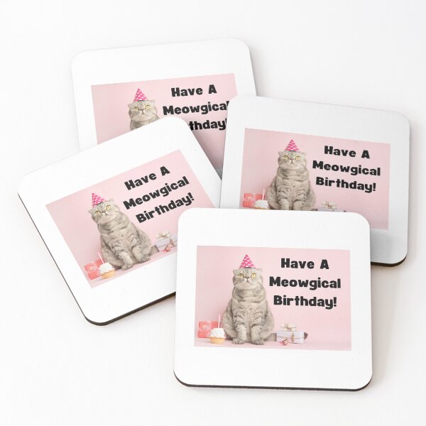 Item preview, Have A Meowgical Birthday, Fun Party Cat Design that is Purrfect for Cat Lovers designed and sold by Auntieck.