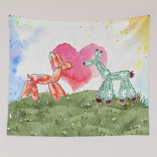 Item preview, Balloon and Cactus Love designed and sold by Lylabean22.