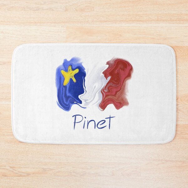 Item preview, Acadian Flag pastel liquid Pinet  - Drapeau acadien liquide pastel Pinet designed and sold by ColoursOfFrance.