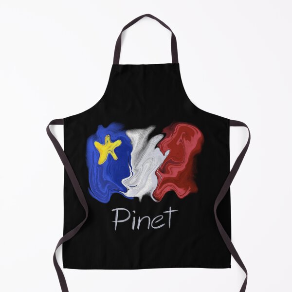 Item preview, Acadian Flag pastel liquid Pinet - Drapeau acadien liquide pastel Pinet designed and sold by ColoursOfFrance.