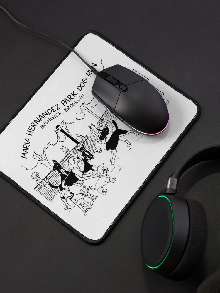 Thumbnail 4 of 5, Mouse Pad, Maria Hernandez Park Dog Run designed and sold by mhdogrunpack.