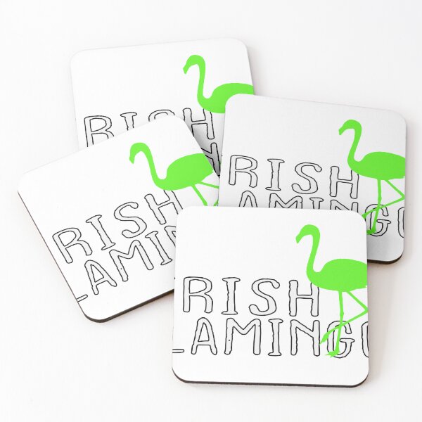 Item preview, Irish Flamingo Green Saint Patrick Day 2022 Lucky St Pattys designed and sold by designreb.
