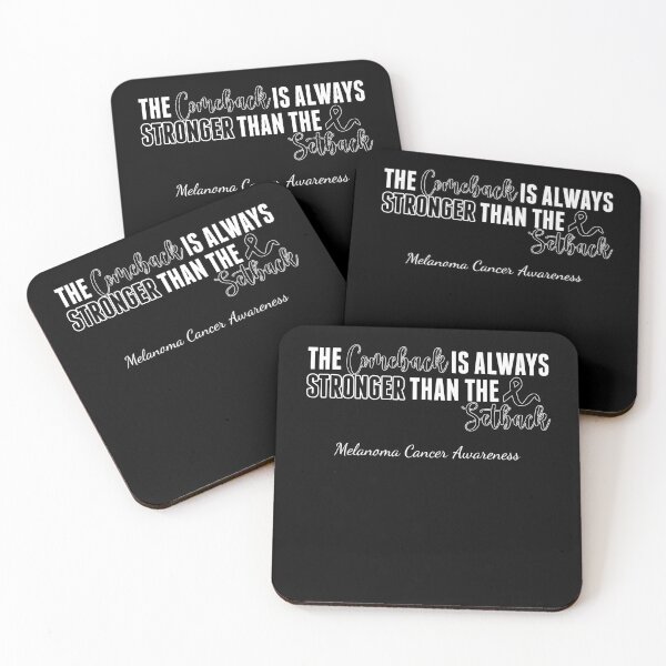 Item preview, Melanoma Cancer Survivor Awareness The Comeback Is Stronger Than The Setback designed and sold by cssdru.