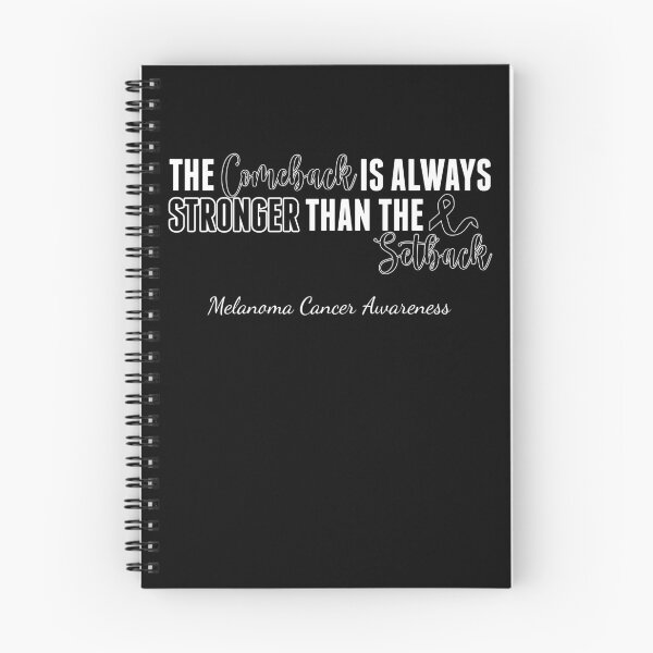 Item preview, Melanoma Cancer Survivor Awareness The Comeback Is Stronger Than The Setback designed and sold by cssdru.