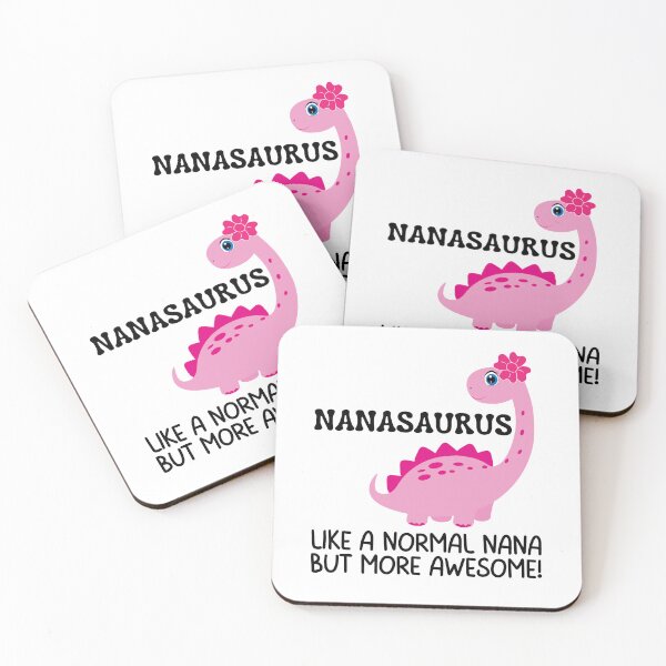 Item preview, Nanasaurus like a normal nana but more awesome, Funny Gifts For Nana's who like dinosaurs and being awesome designed and sold by Auntieck.