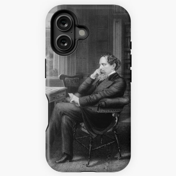 Vista previa del artículo con la obra «Retrato de Charles Dickens en su estudio», diseñado y vendido por Vintage Works.