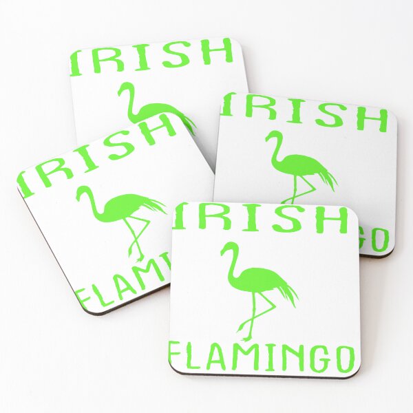 Item preview, Irish Flamingo Green Saint Patrick Day 2022 Lucky St Pattys designed and sold by designreb.