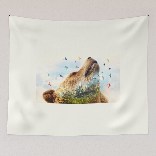 Item preview, The mountain with the birds designed and sold by Galerie40.