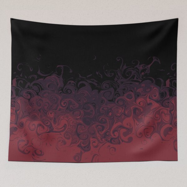 Item preview, Wisp Swirls - Sangria - designed and sold by Xernition.
