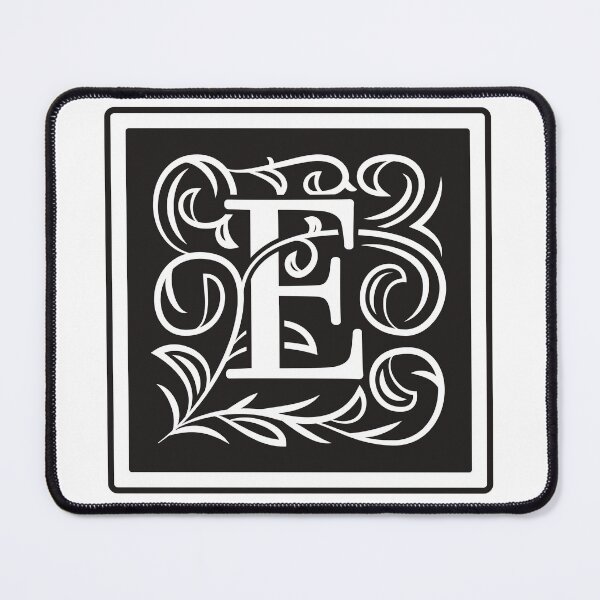 Item preview, Art Nouveau Letter E, Monogram Letter Ornament, Ornamental Letter E, Art Deco designed and sold by PROMEN Creativity.