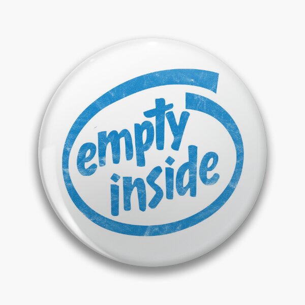 Item preview, Empty Inside - Distressed Design designed and sold by risible.