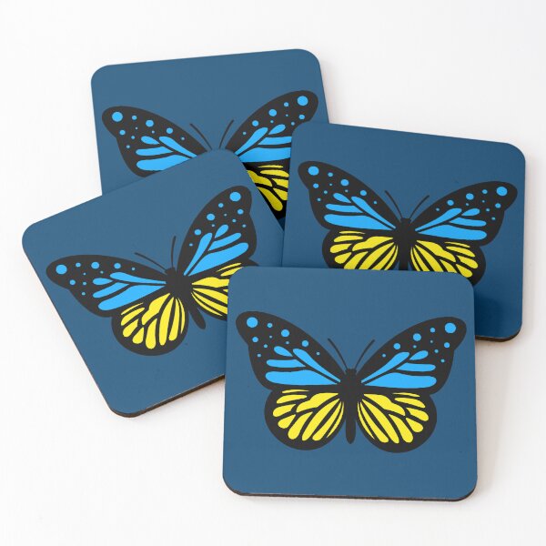 Item preview, Ukrainian Flag Butterfly designed and sold by Thelittlelord.