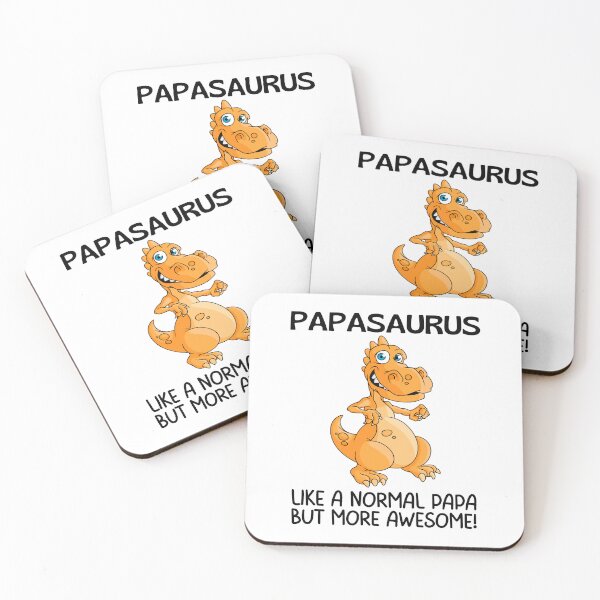 Item preview, Papasaurus like a normal papa but more awesome, Funny Gifts For Papa's who like dinosaurs and being awesome designed and sold by Auntieck.