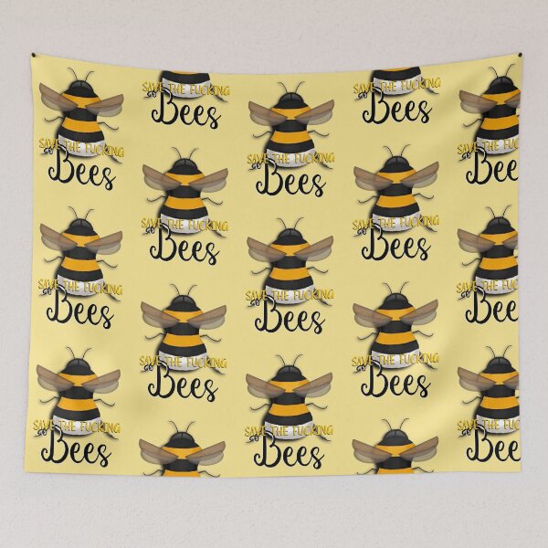 Item preview, Save the Fucking Bees Please designed and sold by Denvervineart.