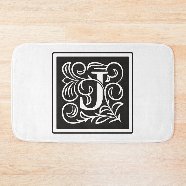 Item preview, Art Nouveau Letter J, Monogram Letter Ornament, Ornamental Letter J, Art Deco designed and sold by PROMEN Creativity.