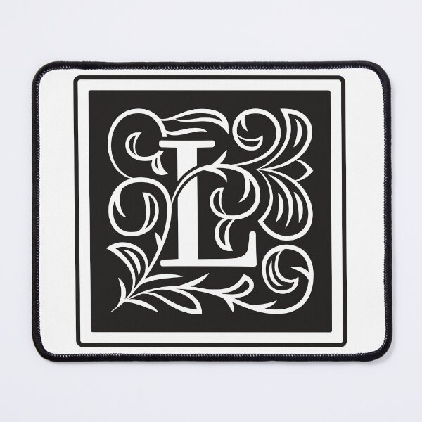 Item preview, Art Nouveau Letter L, Monogram Letter Ornament, Ornamental Letter L, Art Deco designed and sold by PROMEN Creativity.